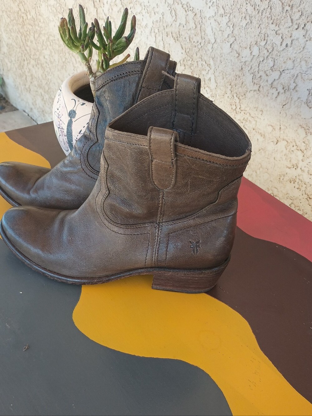 Frye Carson Ankle Boots 7M
